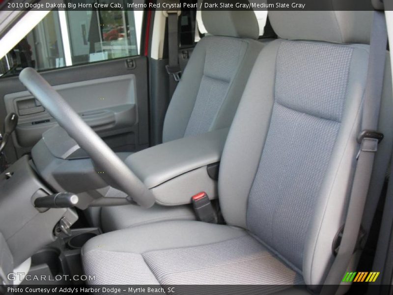 Inferno Red Crystal Pearl / Dark Slate Gray/Medium Slate Gray 2010 Dodge Dakota Big Horn Crew Cab