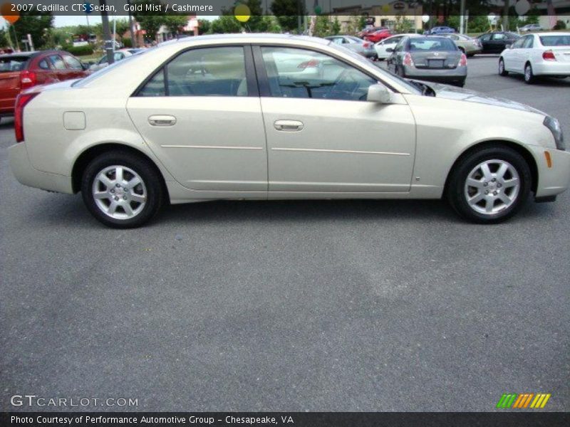 Gold Mist / Cashmere 2007 Cadillac CTS Sedan