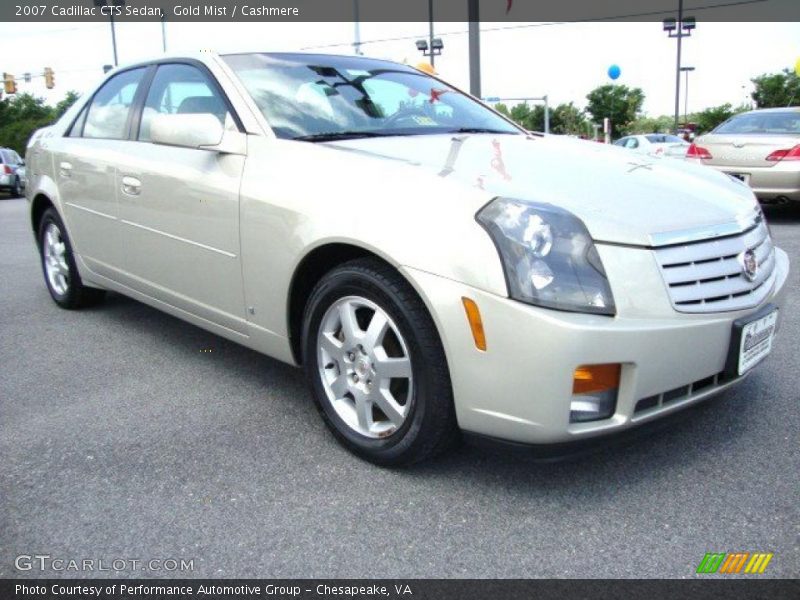 Gold Mist / Cashmere 2007 Cadillac CTS Sedan