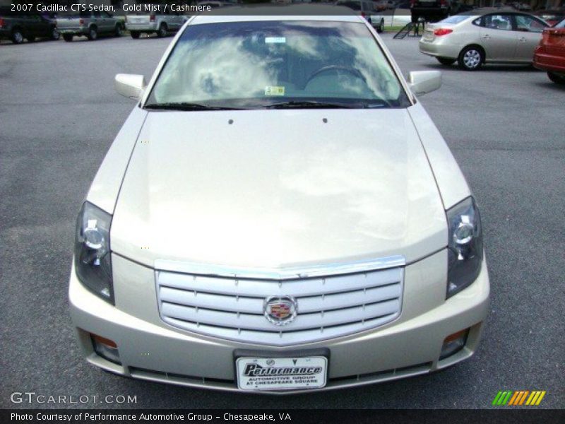 Gold Mist / Cashmere 2007 Cadillac CTS Sedan