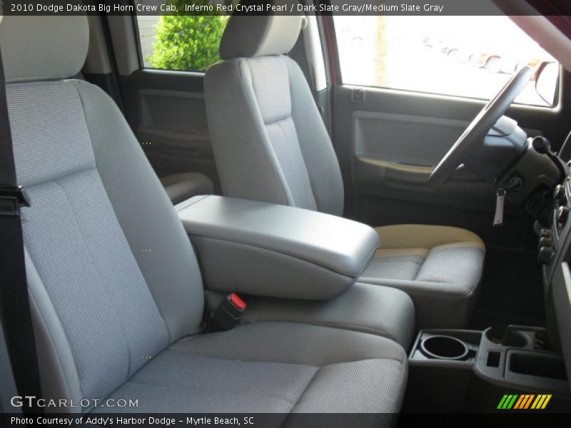 Inferno Red Crystal Pearl / Dark Slate Gray/Medium Slate Gray 2010 Dodge Dakota Big Horn Crew Cab