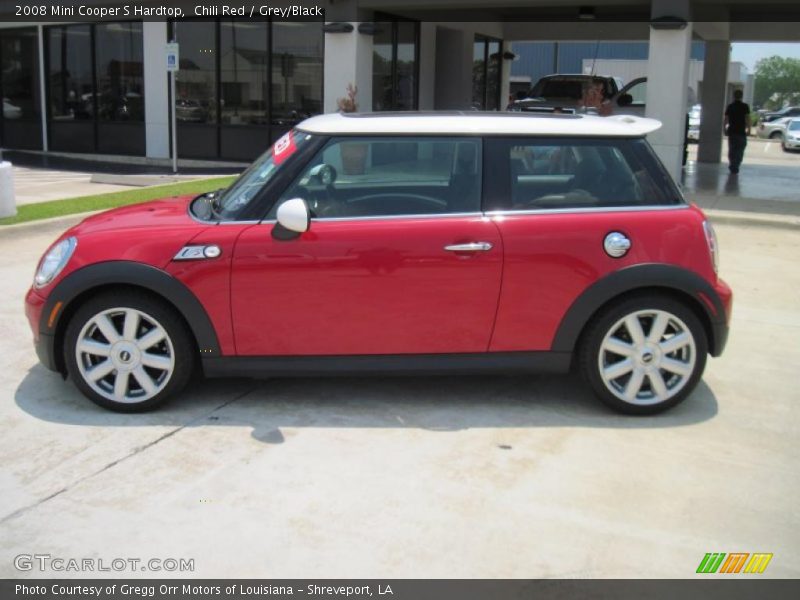 Chili Red / Grey/Black 2008 Mini Cooper S Hardtop