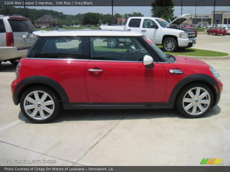 Chili Red / Grey/Black 2008 Mini Cooper S Hardtop