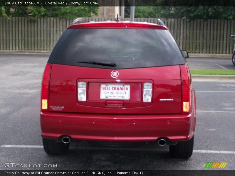 Crystal Red / Ebony/Light Gray 2009 Cadillac SRX V6