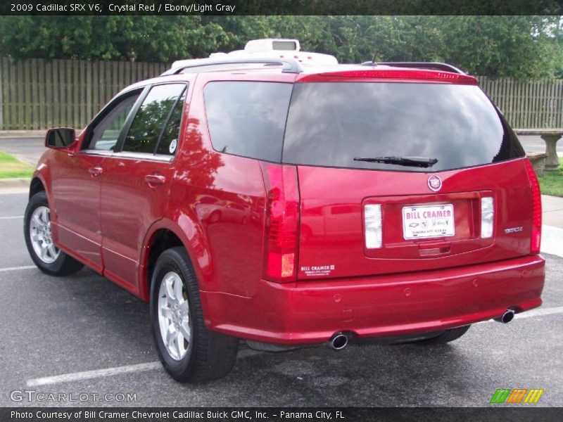 Crystal Red / Ebony/Light Gray 2009 Cadillac SRX V6