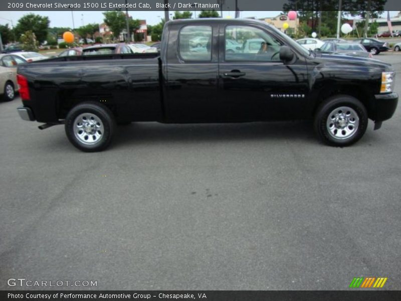 Black / Dark Titanium 2009 Chevrolet Silverado 1500 LS Extended Cab