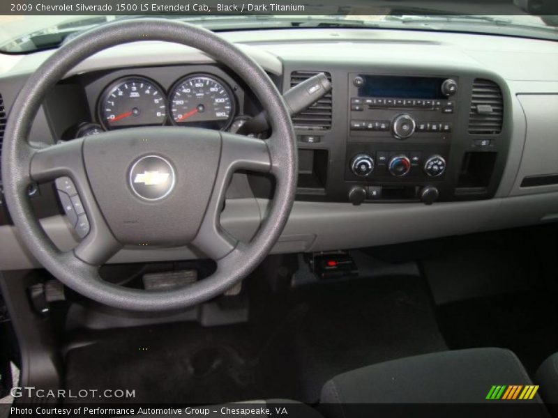 Black / Dark Titanium 2009 Chevrolet Silverado 1500 LS Extended Cab