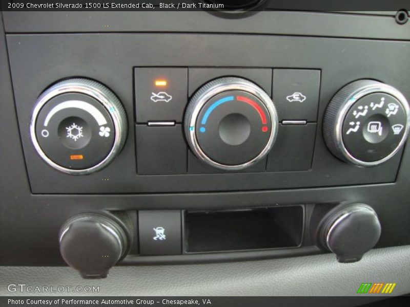 Black / Dark Titanium 2009 Chevrolet Silverado 1500 LS Extended Cab