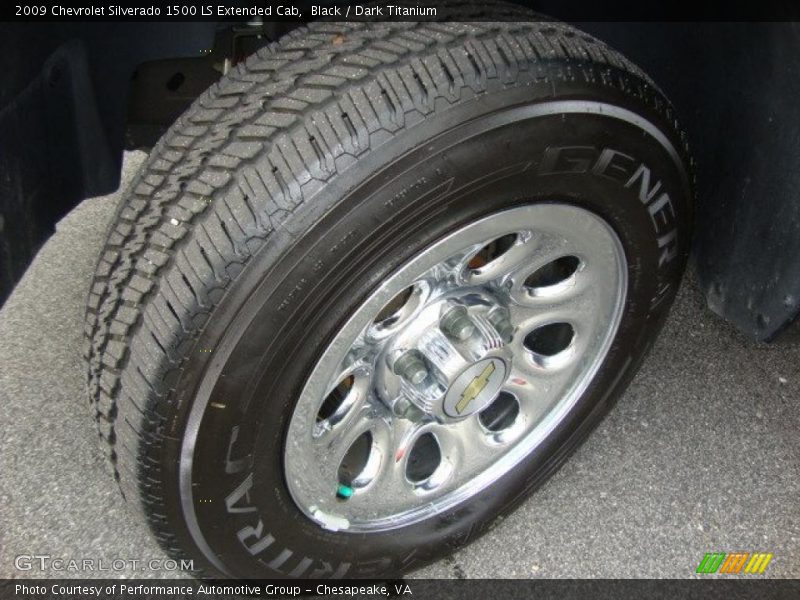 Black / Dark Titanium 2009 Chevrolet Silverado 1500 LS Extended Cab