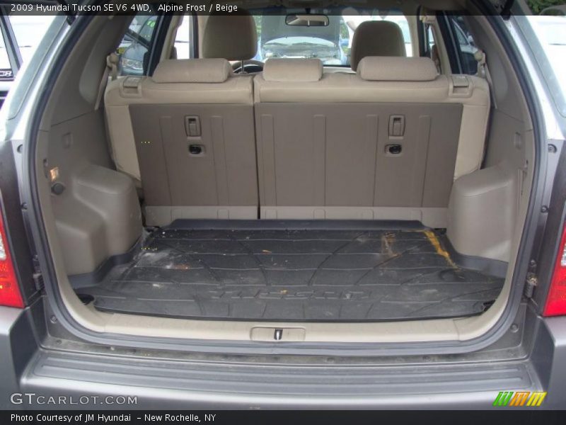 Alpine Frost / Beige 2009 Hyundai Tucson SE V6 4WD