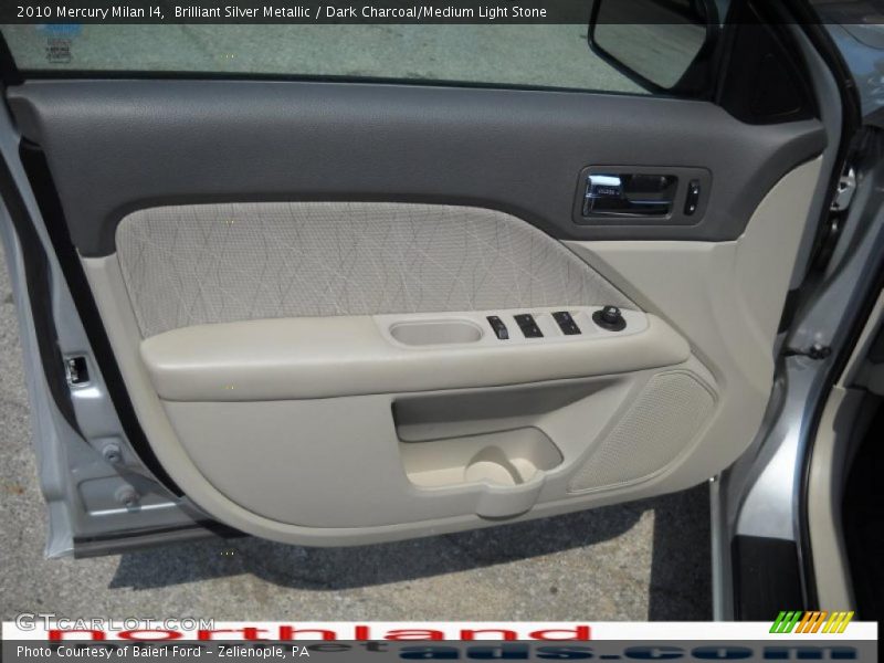 Brilliant Silver Metallic / Dark Charcoal/Medium Light Stone 2010 Mercury Milan I4
