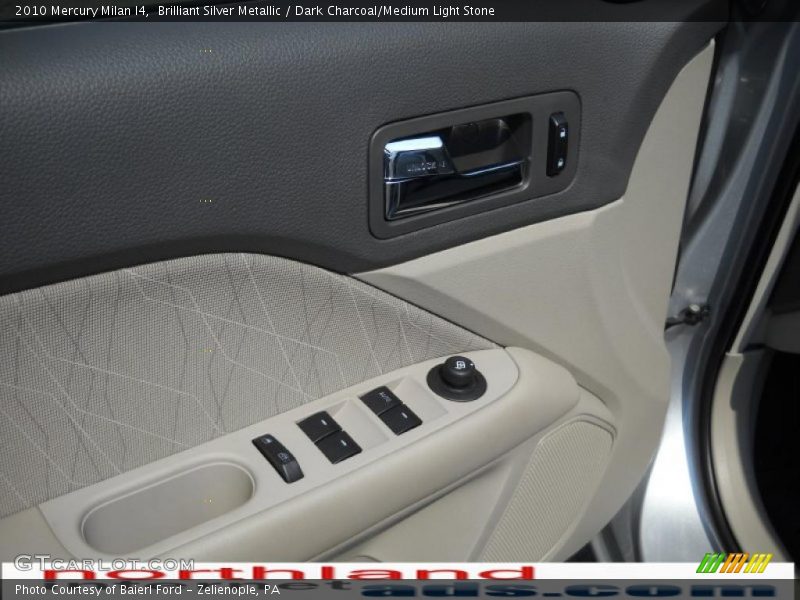 Brilliant Silver Metallic / Dark Charcoal/Medium Light Stone 2010 Mercury Milan I4