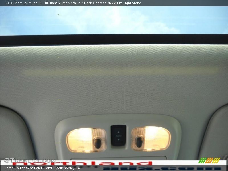 Brilliant Silver Metallic / Dark Charcoal/Medium Light Stone 2010 Mercury Milan I4