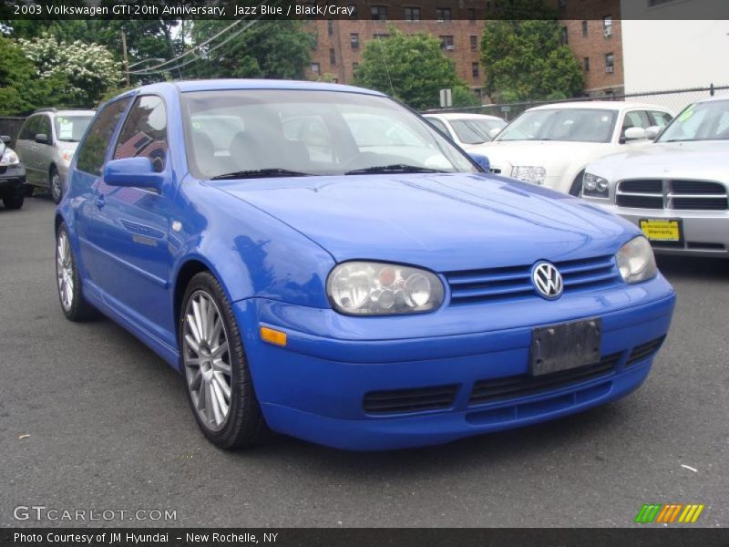 Jazz Blue / Black/Gray 2003 Volkswagen GTI 20th Anniversary