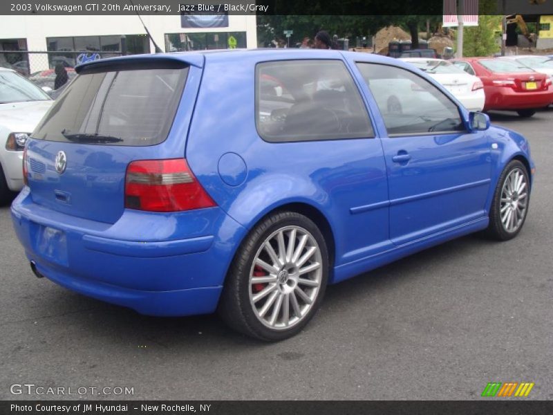 Jazz Blue / Black/Gray 2003 Volkswagen GTI 20th Anniversary