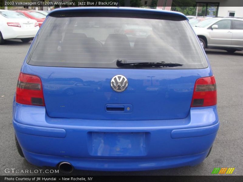 Jazz Blue / Black/Gray 2003 Volkswagen GTI 20th Anniversary