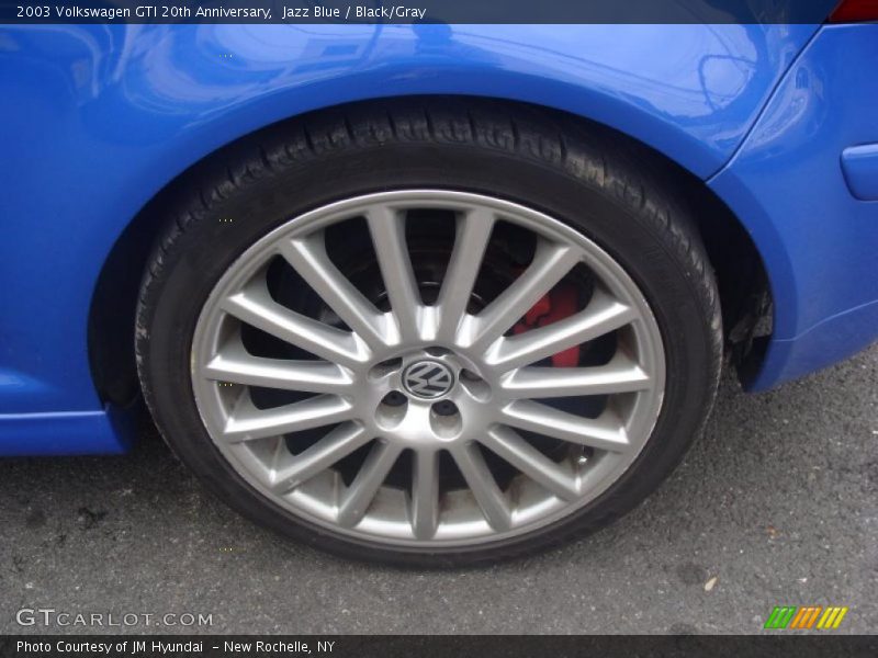 Jazz Blue / Black/Gray 2003 Volkswagen GTI 20th Anniversary