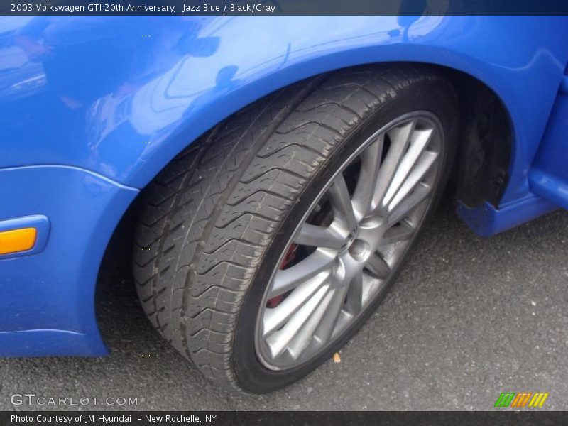 Jazz Blue / Black/Gray 2003 Volkswagen GTI 20th Anniversary