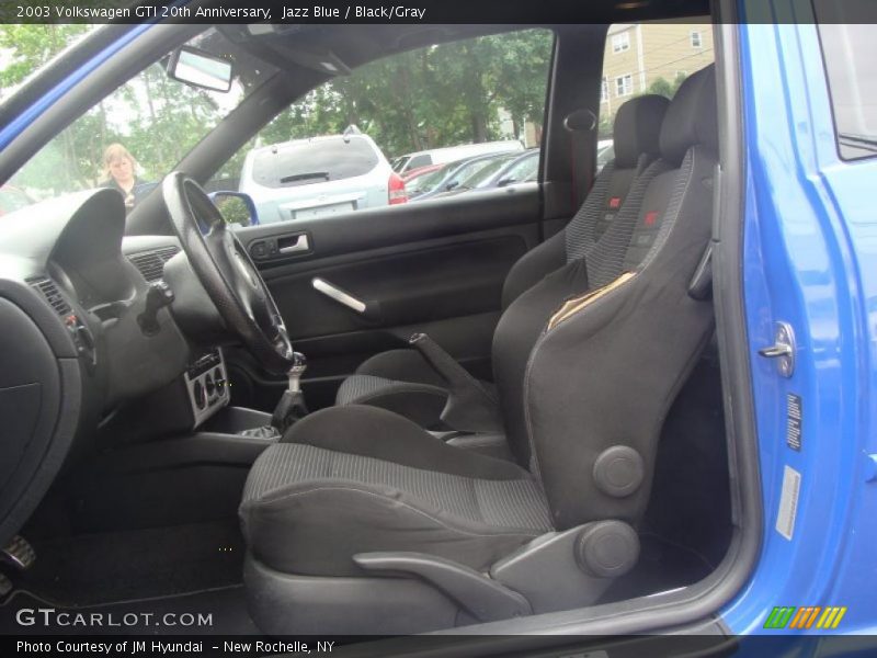 Jazz Blue / Black/Gray 2003 Volkswagen GTI 20th Anniversary