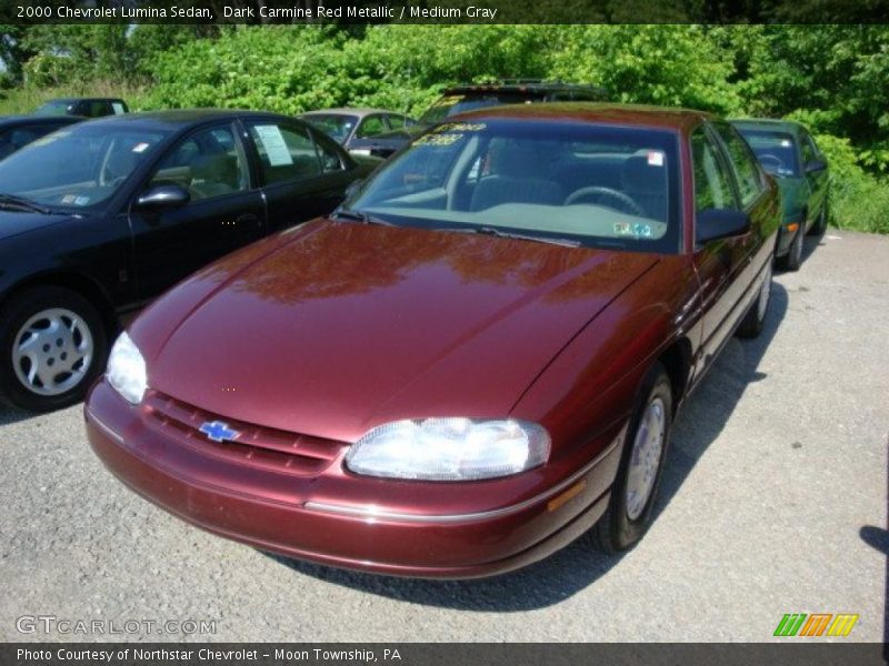 Dark Carmine Red Metallic / Medium Gray 2000 Chevrolet Lumina Sedan