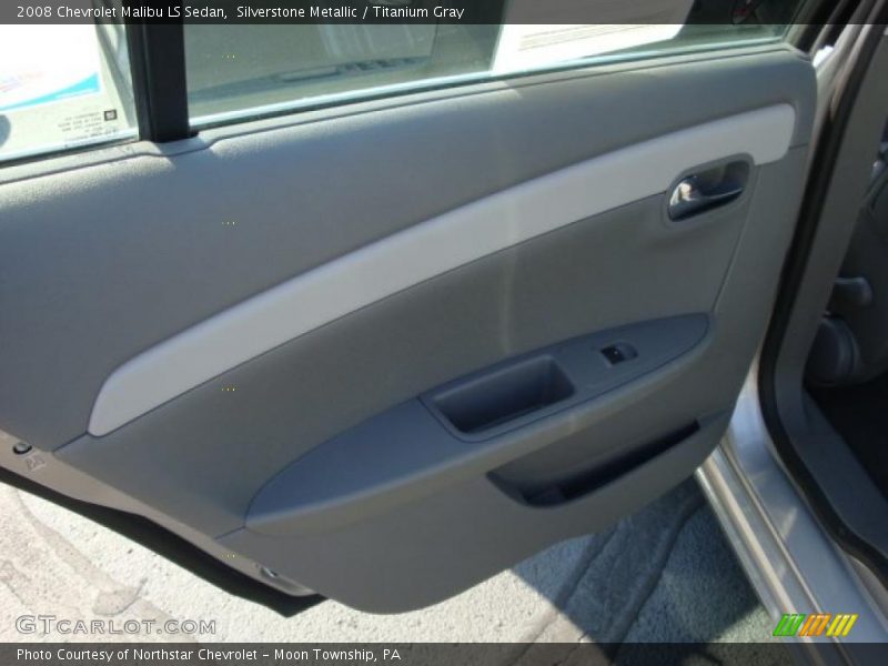 Silverstone Metallic / Titanium Gray 2008 Chevrolet Malibu LS Sedan