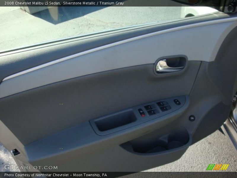 Silverstone Metallic / Titanium Gray 2008 Chevrolet Malibu LS Sedan