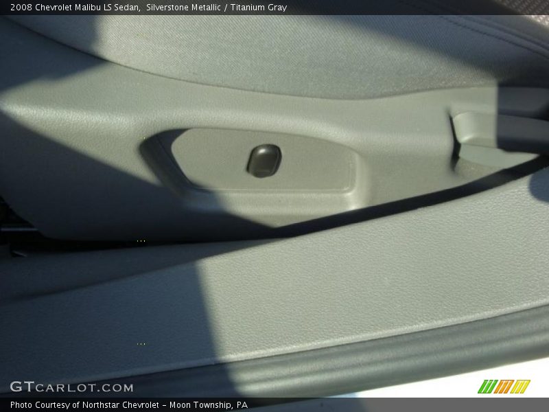 Silverstone Metallic / Titanium Gray 2008 Chevrolet Malibu LS Sedan