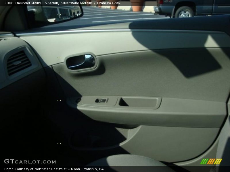 Silverstone Metallic / Titanium Gray 2008 Chevrolet Malibu LS Sedan