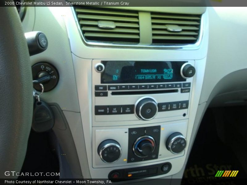 Silverstone Metallic / Titanium Gray 2008 Chevrolet Malibu LS Sedan