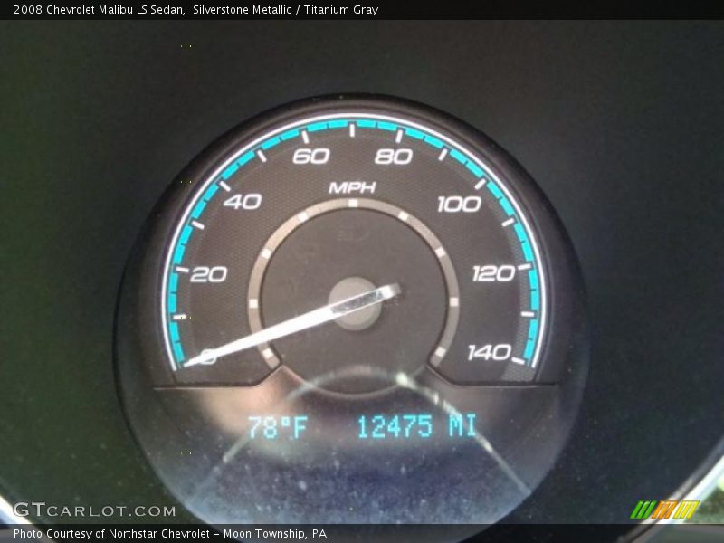 Silverstone Metallic / Titanium Gray 2008 Chevrolet Malibu LS Sedan