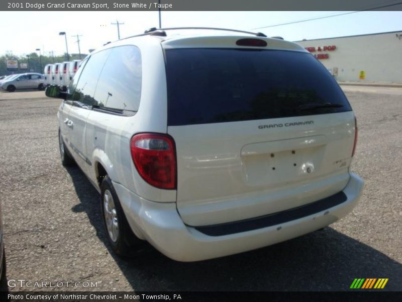Stone White / Taupe 2001 Dodge Grand Caravan Sport