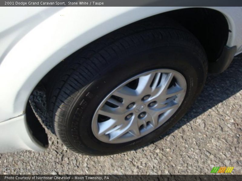 Stone White / Taupe 2001 Dodge Grand Caravan Sport