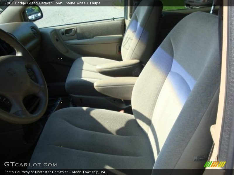 Stone White / Taupe 2001 Dodge Grand Caravan Sport