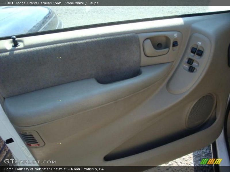 Stone White / Taupe 2001 Dodge Grand Caravan Sport