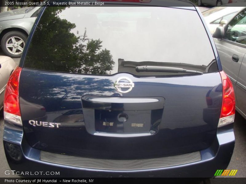 Majestic Blue Metallic / Beige 2005 Nissan Quest 3.5 S