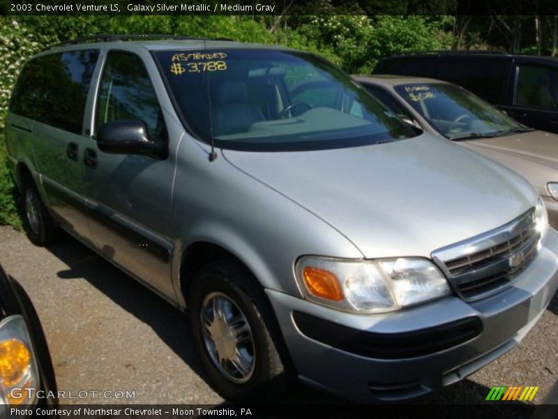Galaxy Silver Metallic / Medium Gray 2003 Chevrolet Venture LS