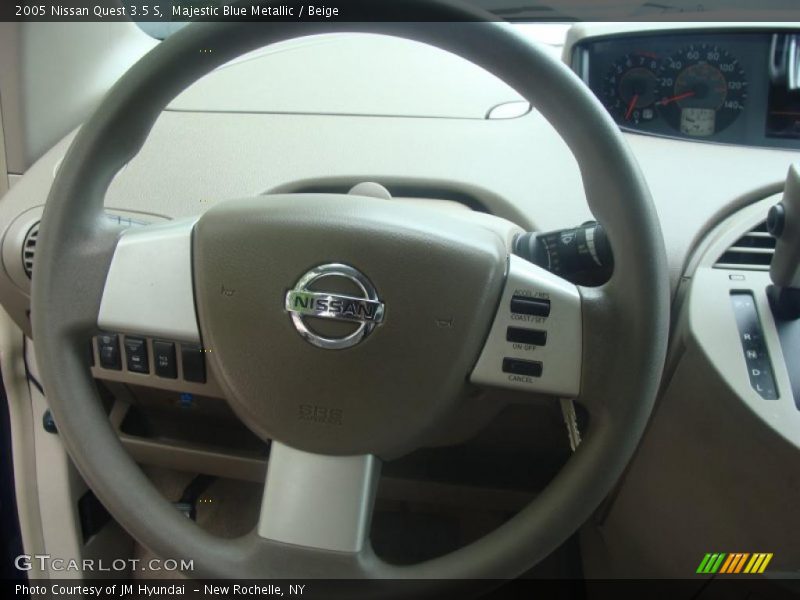 Majestic Blue Metallic / Beige 2005 Nissan Quest 3.5 S