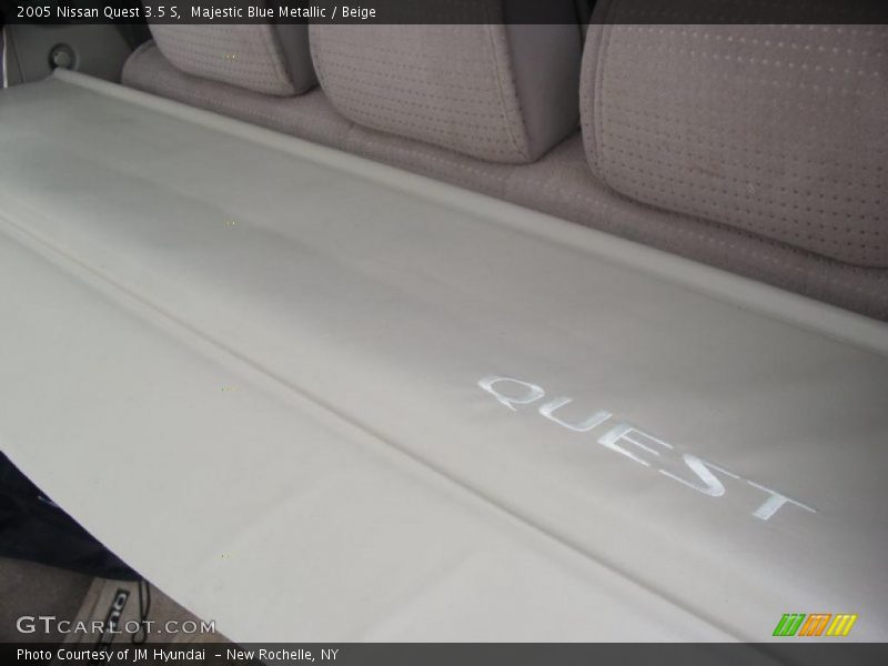 Majestic Blue Metallic / Beige 2005 Nissan Quest 3.5 S