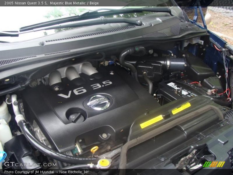 Majestic Blue Metallic / Beige 2005 Nissan Quest 3.5 S
