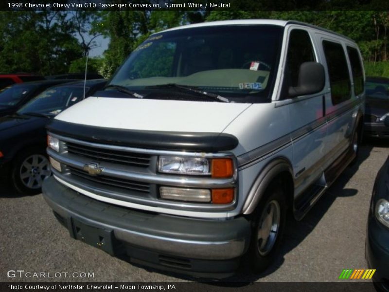 Summit White / Neutral 1998 Chevrolet Chevy Van G10 Passenger Conversion