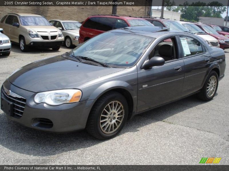 Graphite Metallic / Dark Taupe/Medium Taupe 2005 Chrysler Sebring Sedan