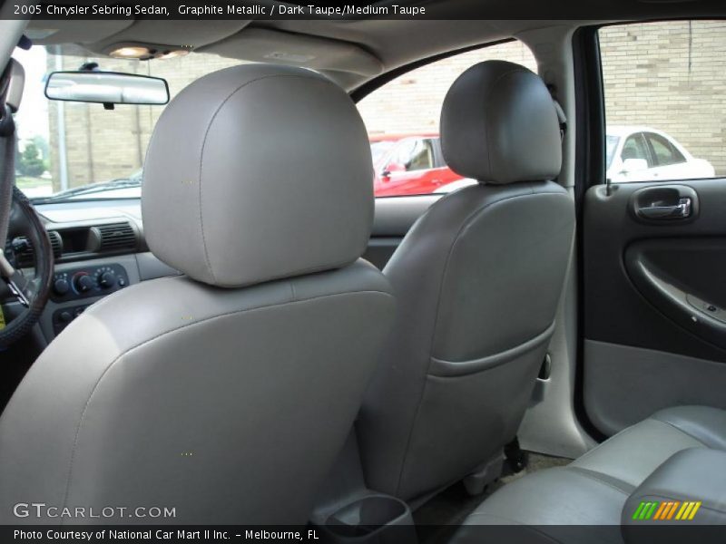 Graphite Metallic / Dark Taupe/Medium Taupe 2005 Chrysler Sebring Sedan