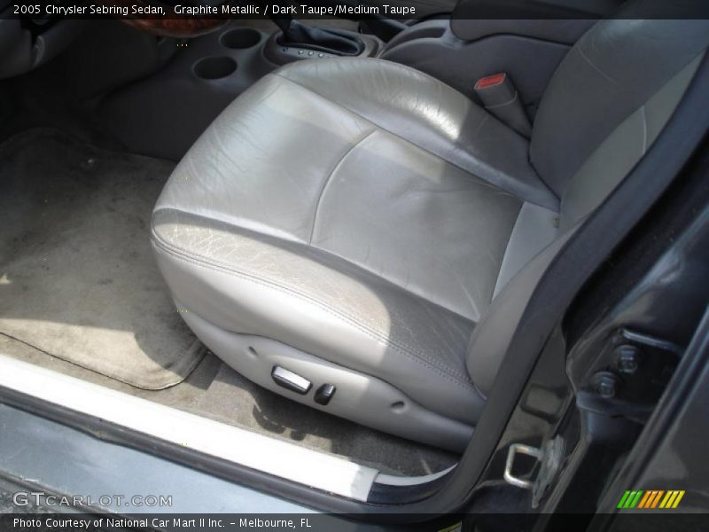 Graphite Metallic / Dark Taupe/Medium Taupe 2005 Chrysler Sebring Sedan
