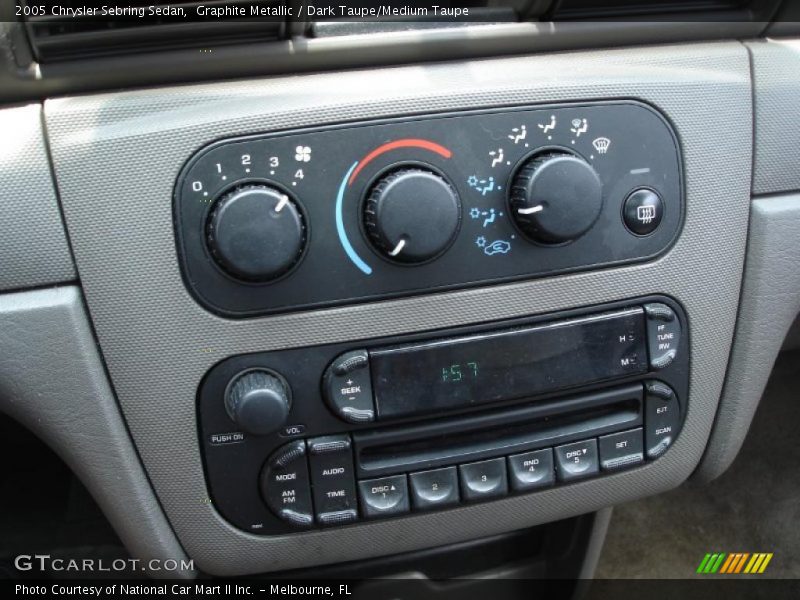 Graphite Metallic / Dark Taupe/Medium Taupe 2005 Chrysler Sebring Sedan