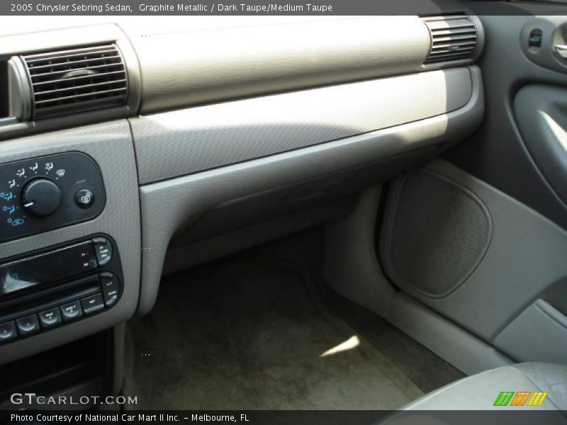 Graphite Metallic / Dark Taupe/Medium Taupe 2005 Chrysler Sebring Sedan