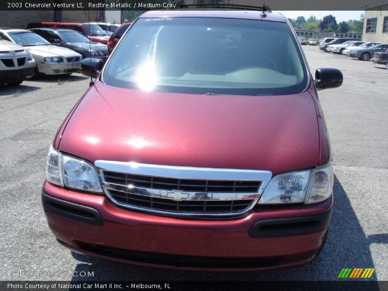 Redfire Metallic / Medium Gray 2003 Chevrolet Venture LS