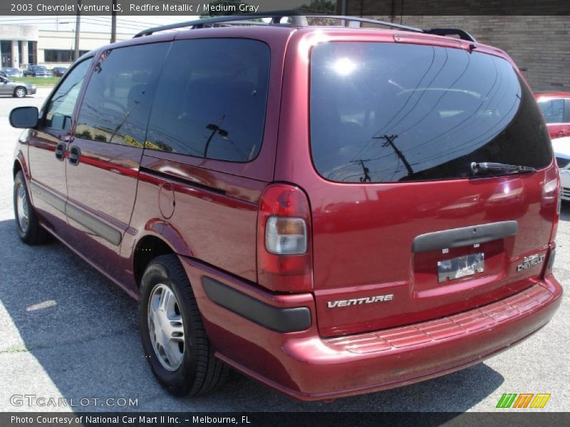 Redfire Metallic / Medium Gray 2003 Chevrolet Venture LS