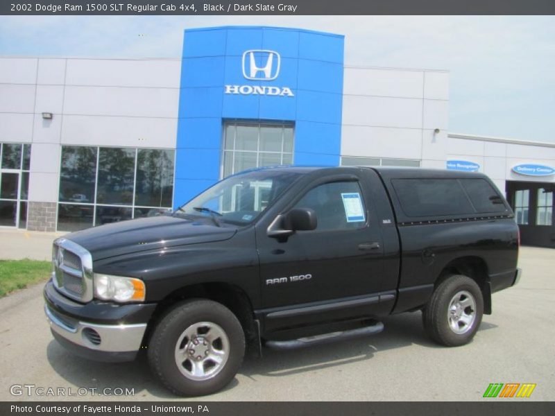 Black / Dark Slate Gray 2002 Dodge Ram 1500 SLT Regular Cab 4x4