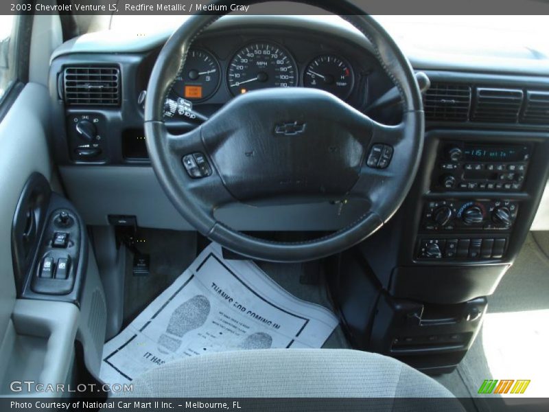 Redfire Metallic / Medium Gray 2003 Chevrolet Venture LS