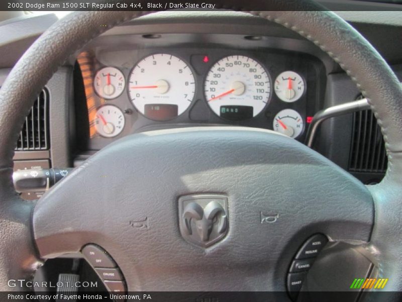 Black / Dark Slate Gray 2002 Dodge Ram 1500 SLT Regular Cab 4x4